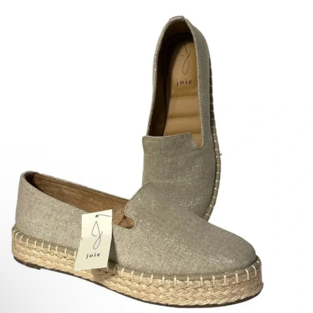 Joie Cara Platform Espadrille Slip-On Flats, Size 8
